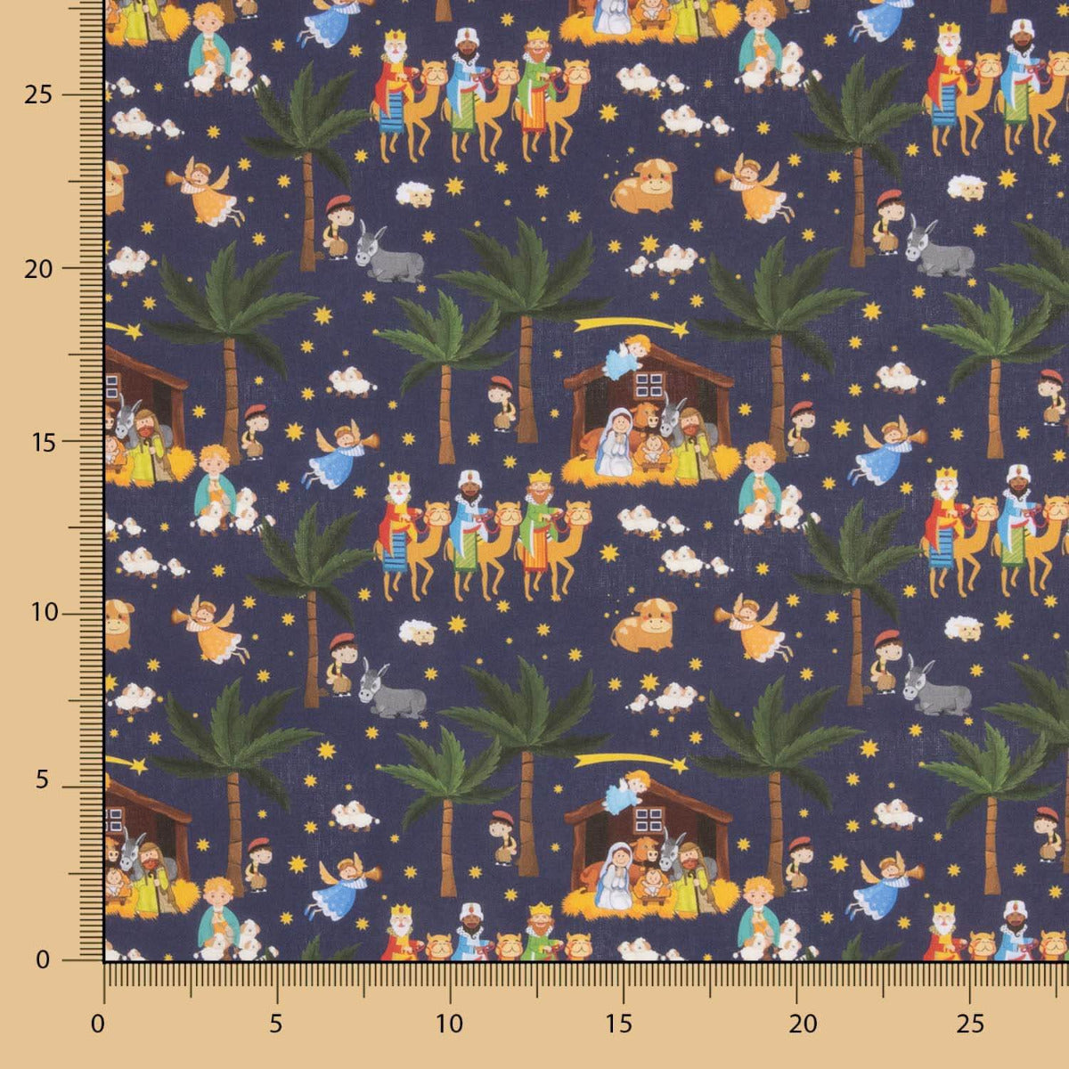 Popeline De Natal Noite Reis - Ribes y Casals