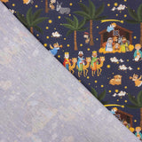 Retal Popelín Navidad Noche Reyes 40x140 cm - Ribes y Casals