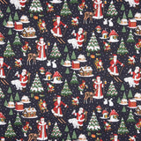 Popelín Navidad Papa Noel Marino - Ribes y Casals