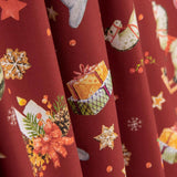 Popeline Natal Cavalo Bordô - Ribes y Casals