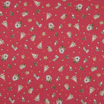 Popeline Natal Lanternas Vermelho - Ribes y Casals