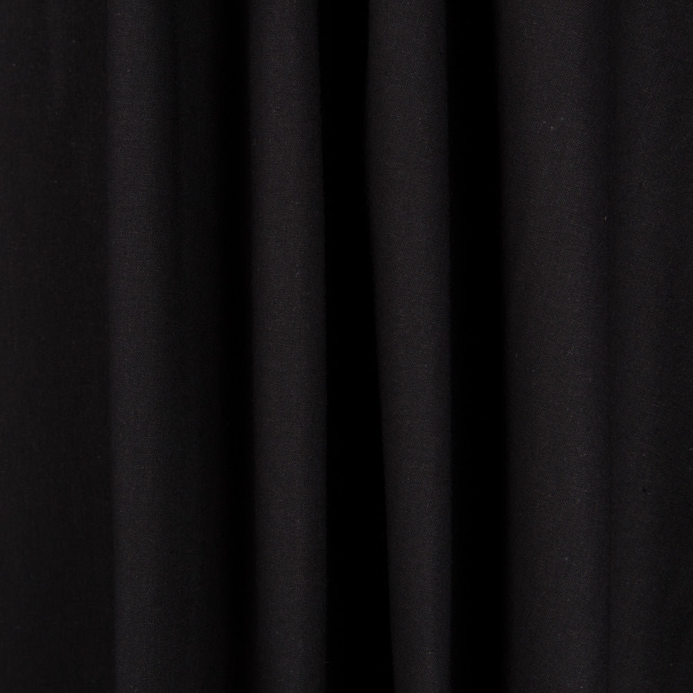 Popeline Algodão à prova d&#39;água Preto - Ribes y Casals