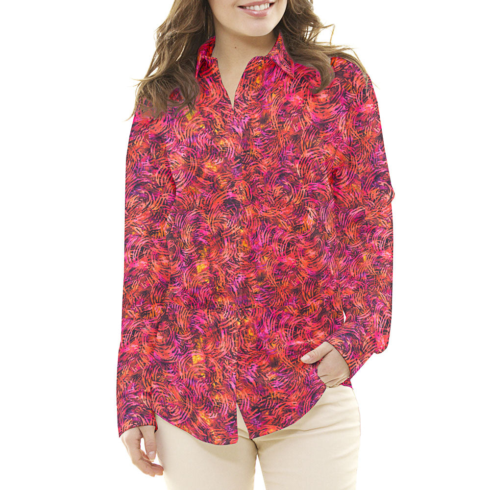 Patchwork Americano Batik Espirais Grana - Ribes y Casals