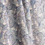 Popelín Paisley Vintage Azul - Ribes y Casals