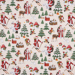 Popeline Natal Papai Noel Cru - Ribes y Casals