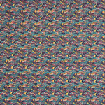 Popeline  Algodão Peixe Koi Verde - Ribes y Casals