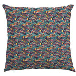 Popeline  Algodão Peixe Koi Verde - Ribes y Casals