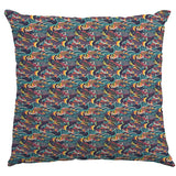 Popeline  Algodão Peixe Koi Verde - Ribes y Casals