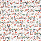 Popeline Christmas Dogs - Ribes y Casals