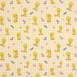 Popeline  Algodão Piu-Piu Amarelo - Ribes y Casals