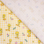 Popeline  Algodão Piu-Piu Amarelo - Ribes y Casals