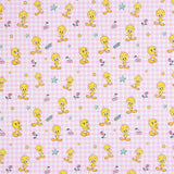 Popeline  Algodão Piu-Piu Rosa - Ribes y Casals