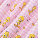 Popeline  Algodão Piu-Piu Rosa - Ribes y Casals