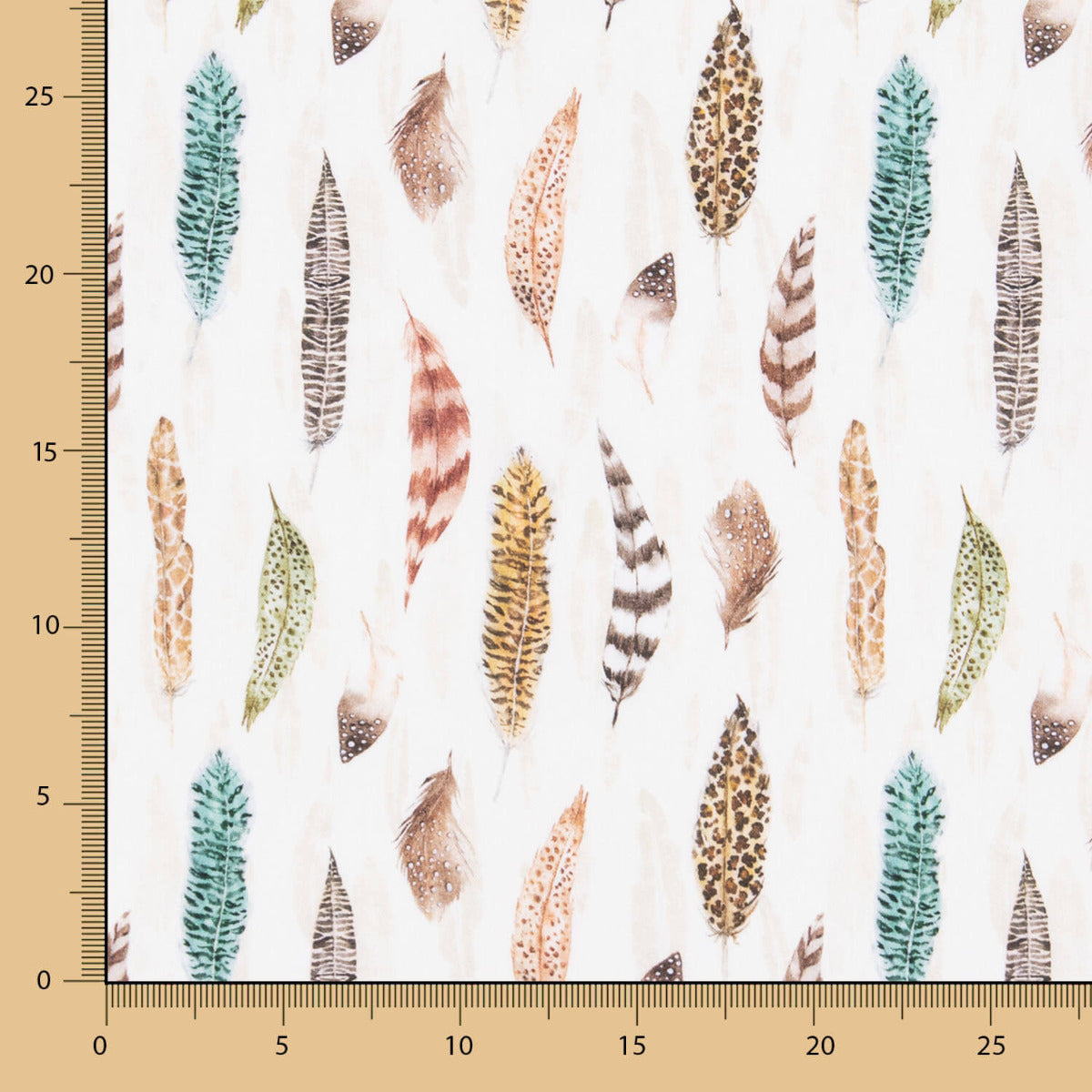 Popeline Algodão Penas - Ribes y Casals