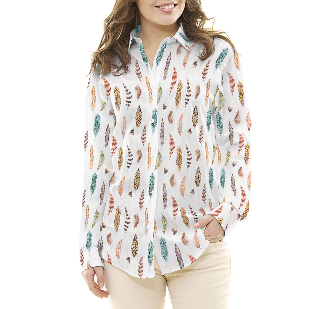 Popeline Algodão Penas - Ribes y Casals