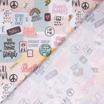 Popeline  Algodão Woman Positive - Ribes y Casals