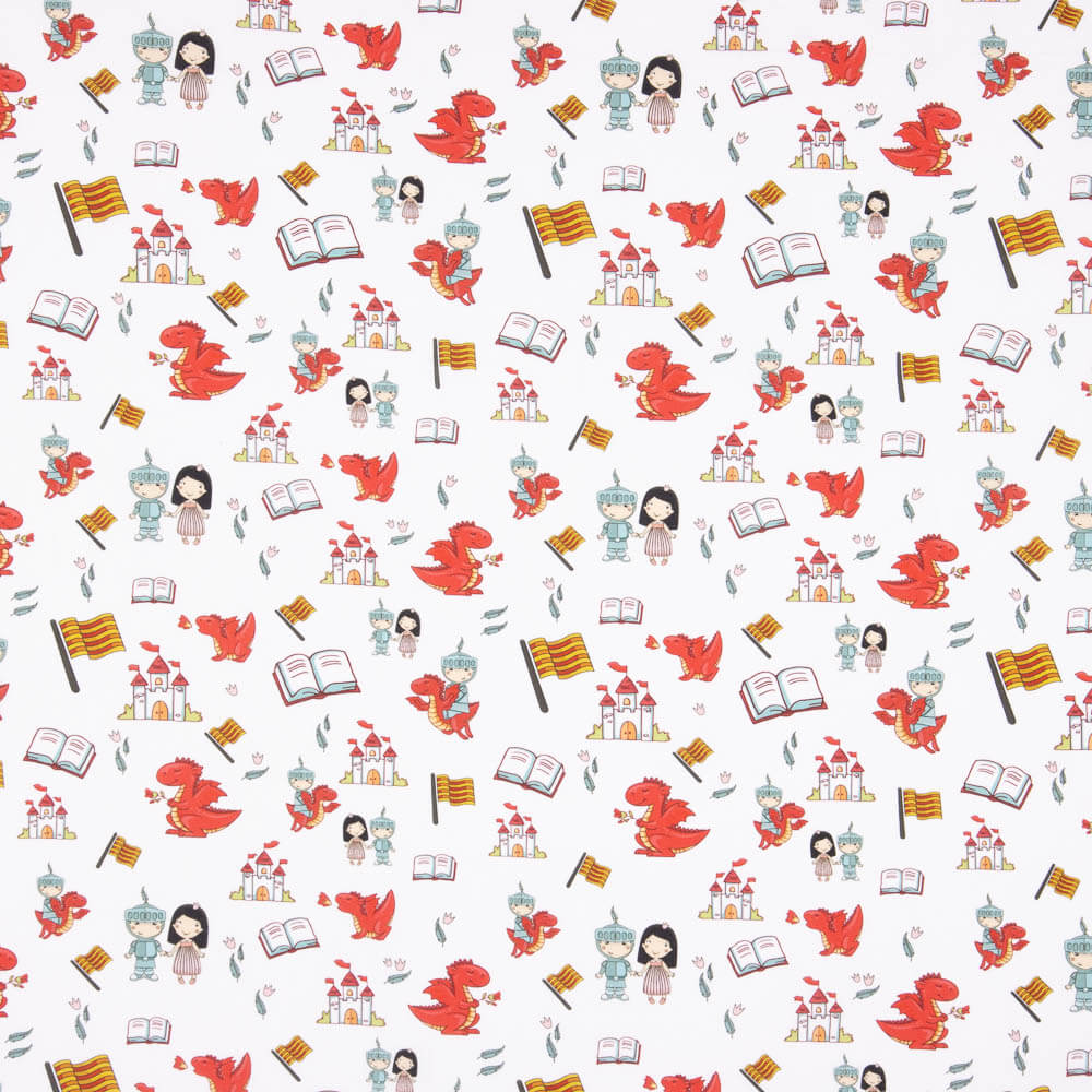 Popeline São Jorge Branco - Ribes y Casals