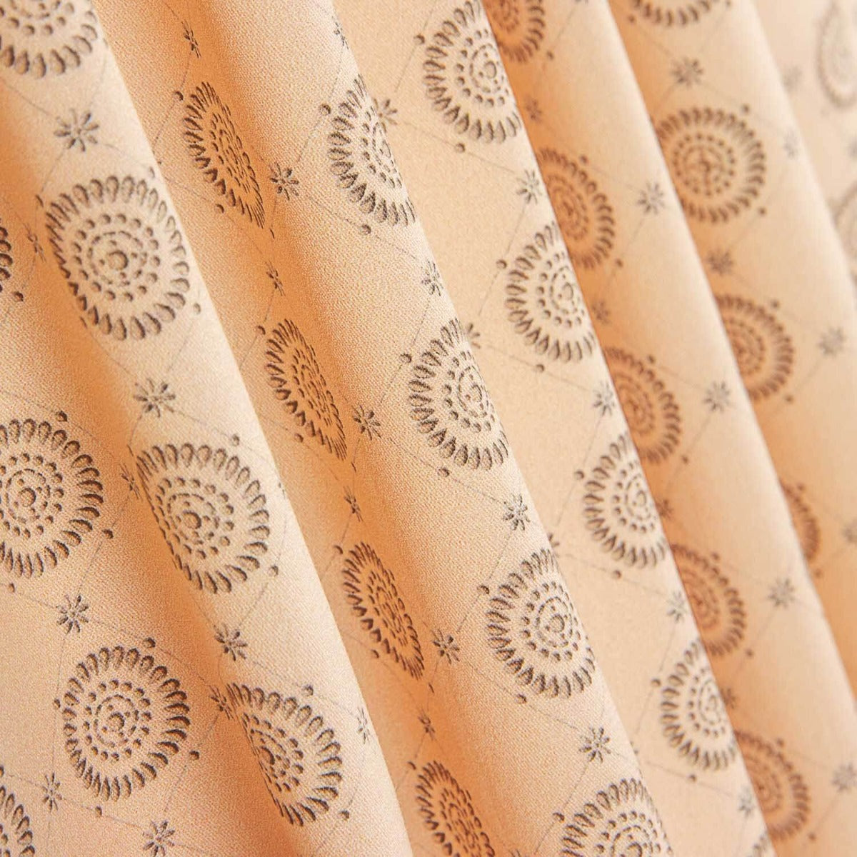 Popeline Spandex Estampado Mayan - Ribes y Casals