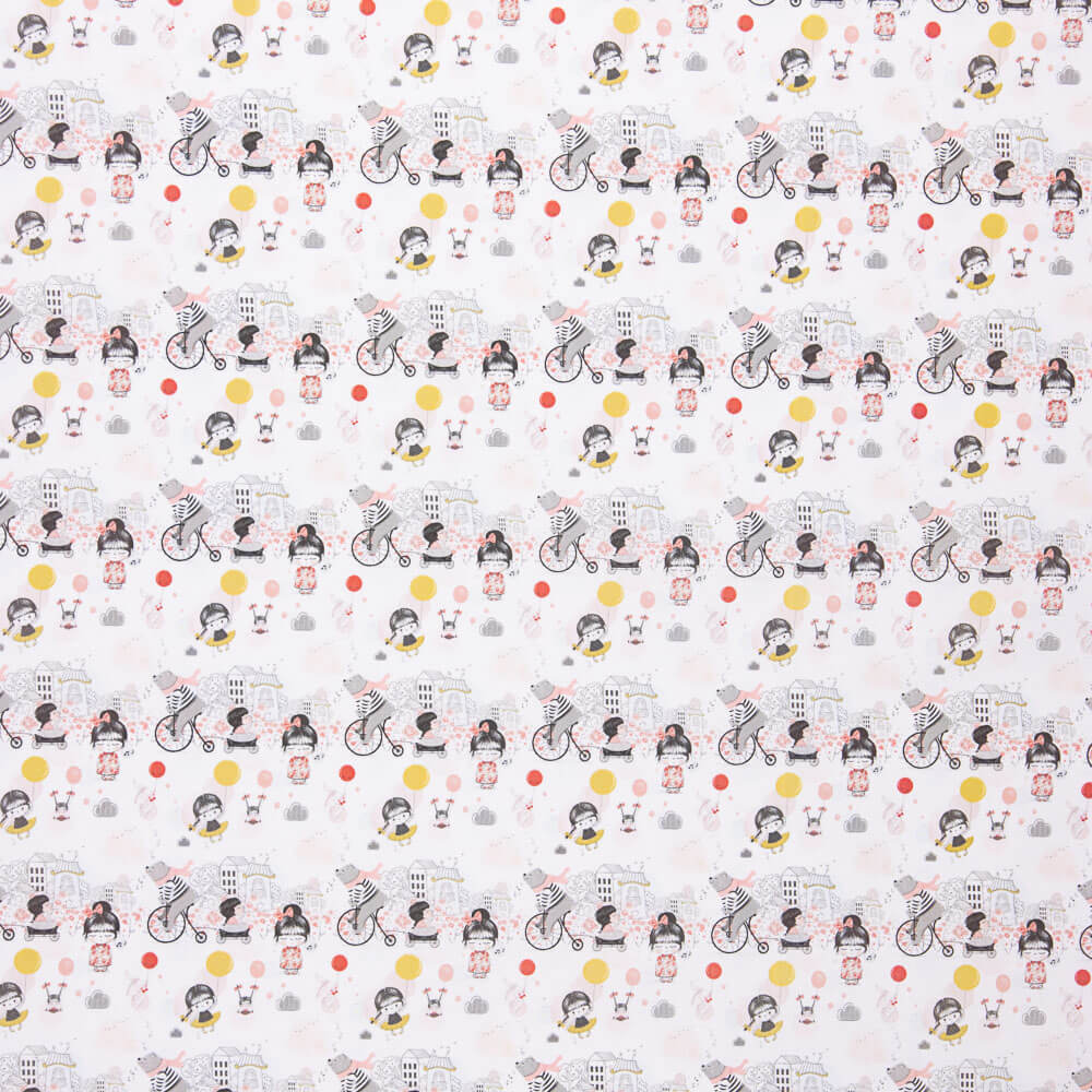 Popeline  Algodão Meninas - Ribes y Casals