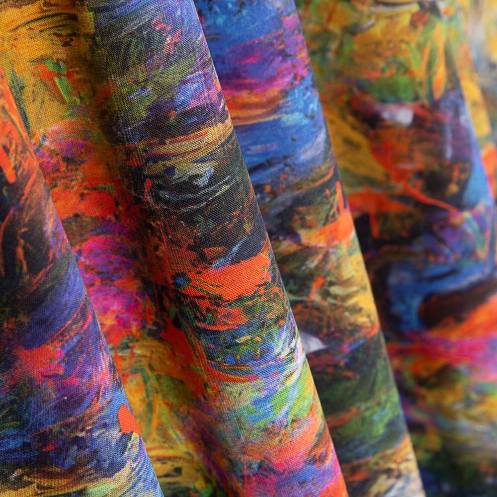 Popeline  Algodão Pintura - Ribes y Casals