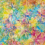 Batik Folhas Multicolorido Amarelo - Ribes y Casals