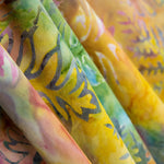 Batik Folhas Multicolorido Rosa - Ribes y Casals