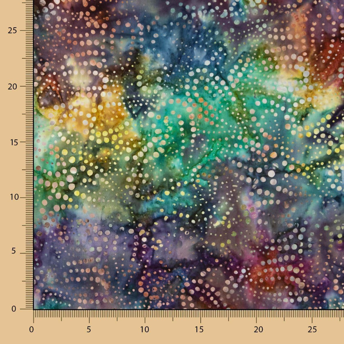 Batik Pontilhado Pontilhado Multicolorido - Ribes y Casals