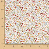 Popeline Viscose Floral Cru - Ribes y Casals