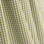 Popeline de algodão xadrez mini verde oliva - Ribes y Casals