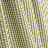 Popeline de algodão xadrez mini verde oliva - Ribes y Casals