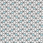Popeline Algodão Cubic Azul - Ribes y Casals