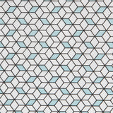 Popeline Algodão Cubic Azul - Ribes y Casals