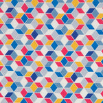 Popeline Algodão Cubic Multicolorido - Ribes y Casals