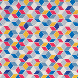 Popeline Algodão Cubic Multicolorido - Ribes y Casals