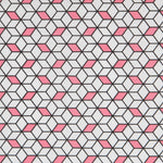 Popeline Algodão Cubic Rosa - Ribes y Casals