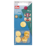 Botões Forráveis Prym 323152 Dourados 19 mm – Pack 5 Unidades - Ribes y Casals