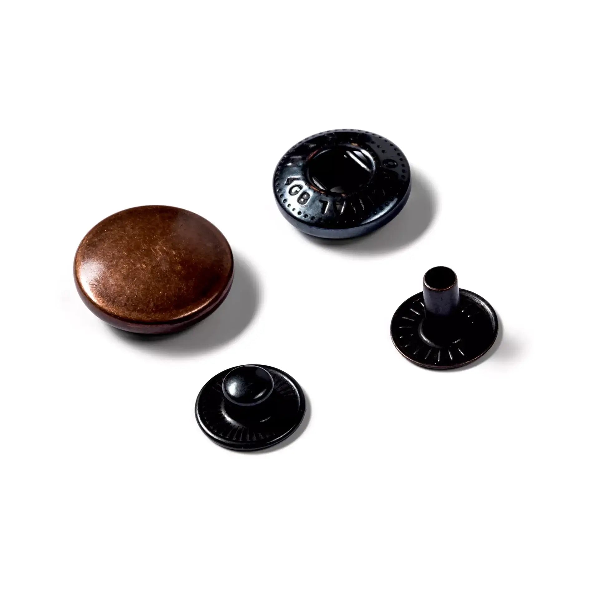 Botões de pressão Prym Anorak 15 mm cobre envelhecido - Ribes y Casals
