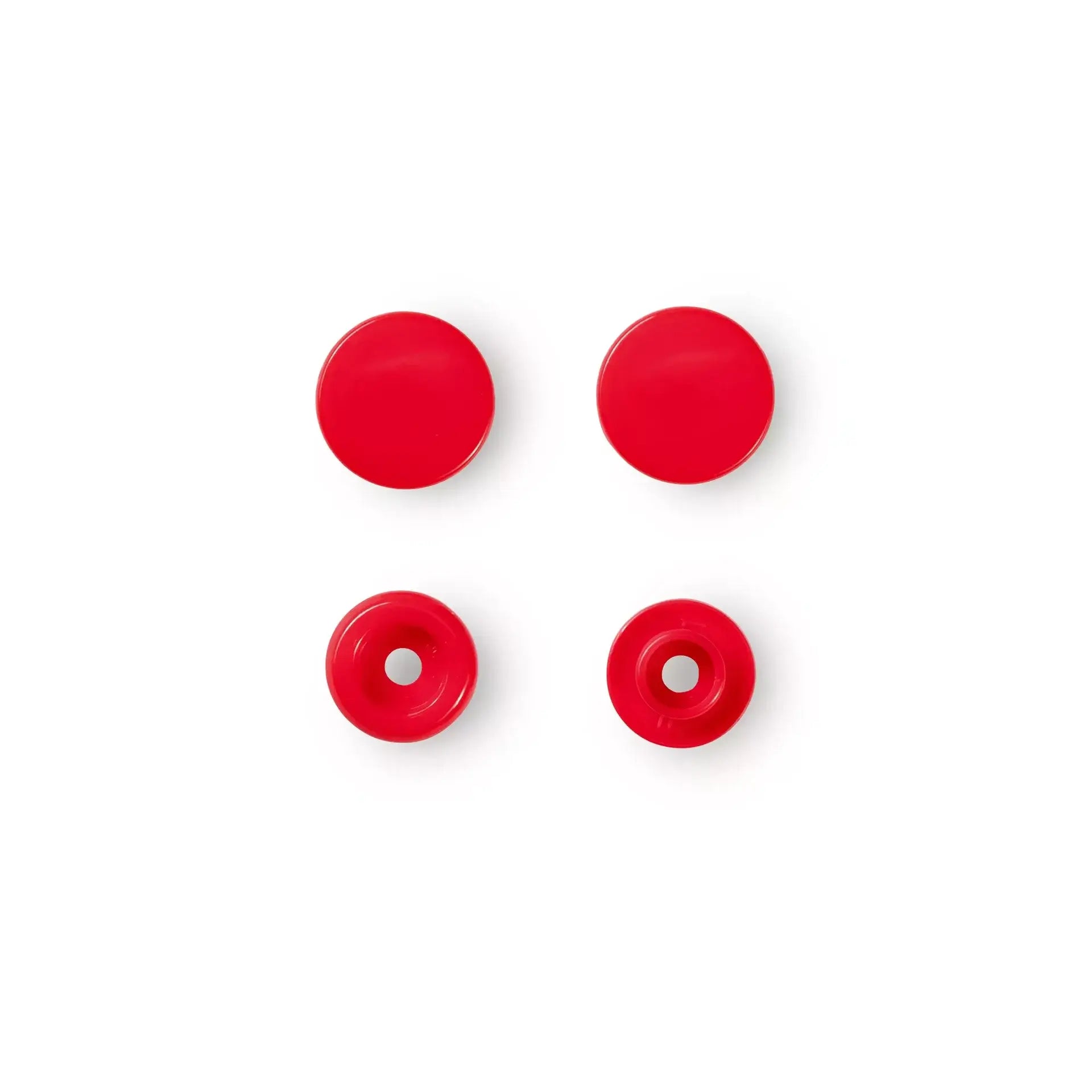 Botões de pressão Prym Color Snaps 12,4 mm vermelho claro - Ribes y Casals