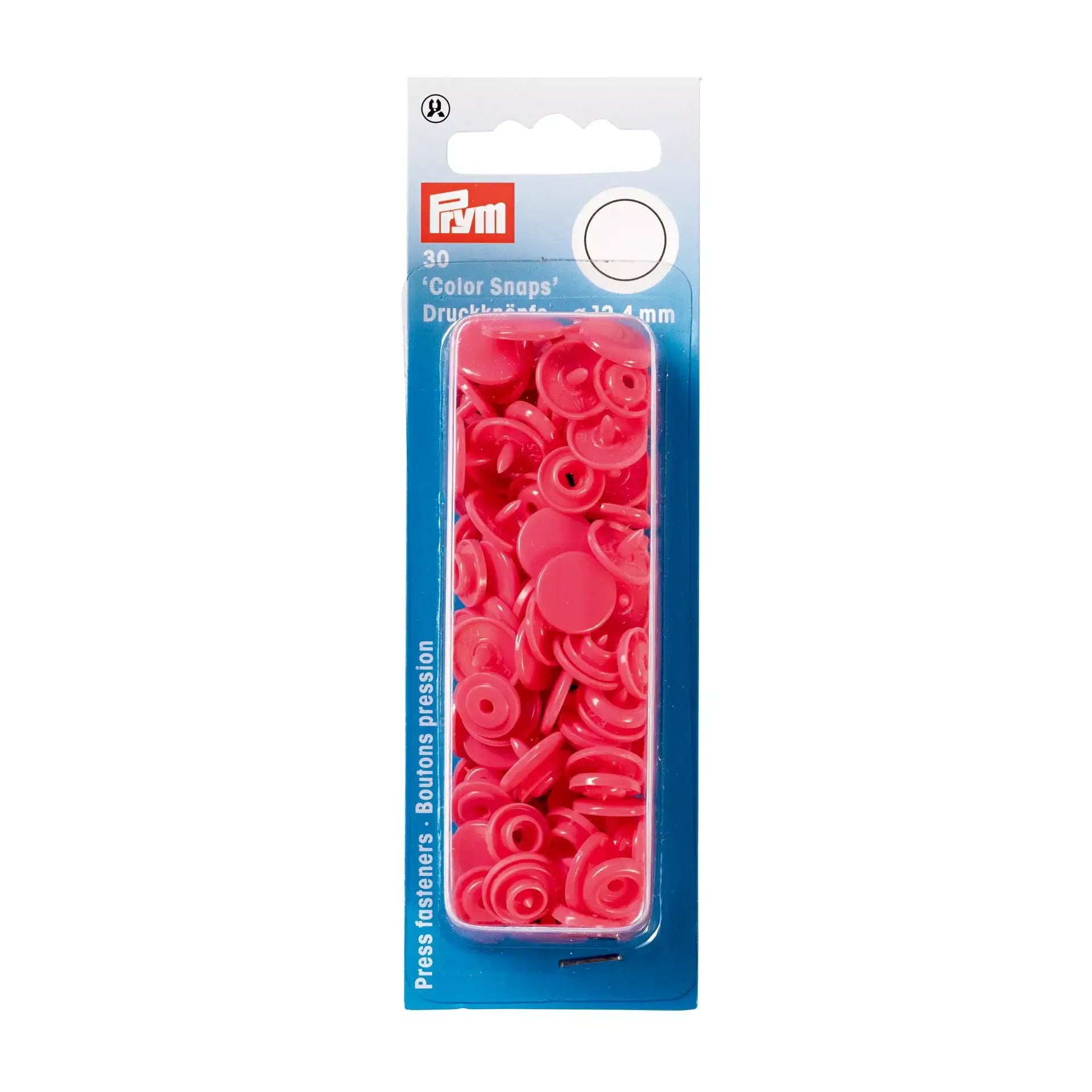 Botões de pressão Prym Color Snaps 12,4 mm Framboesa Fúcsia - Ribes y Casals