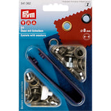 Ilhós Prym com Arruelas 8 mm Latão Antigo – 24 Unidades - Ribes y Casals