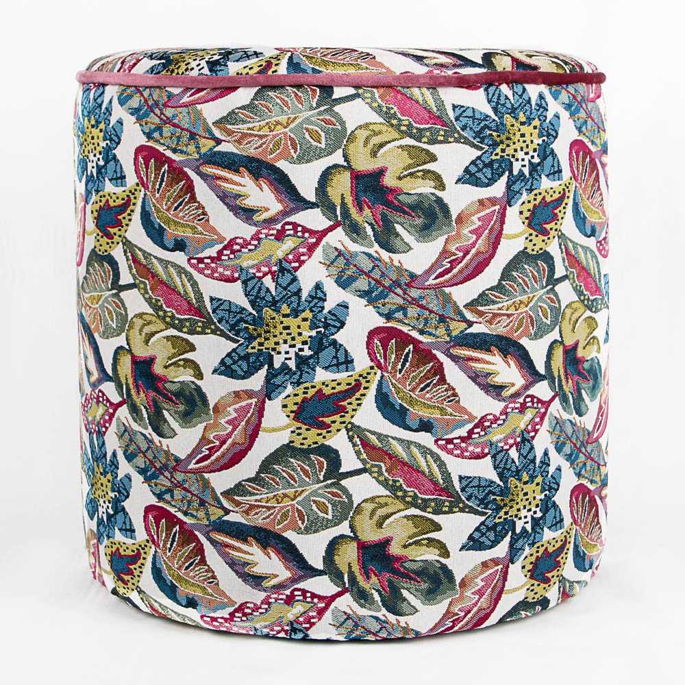 Puff Decorativo Tropical Cru 40x43cm - Ribes y Casals
