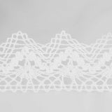 Fita de Renda Algodão Branca 55mm - Ribes y Casals