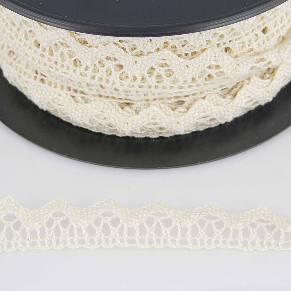 Fita de Renda Algodão Cru 10mm - Ribes y Casals