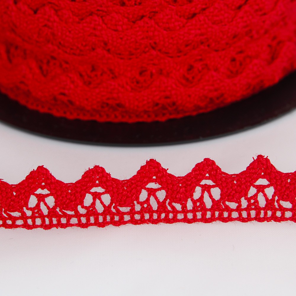 Fita de Renda Branca 10mm - Ribes y Casals