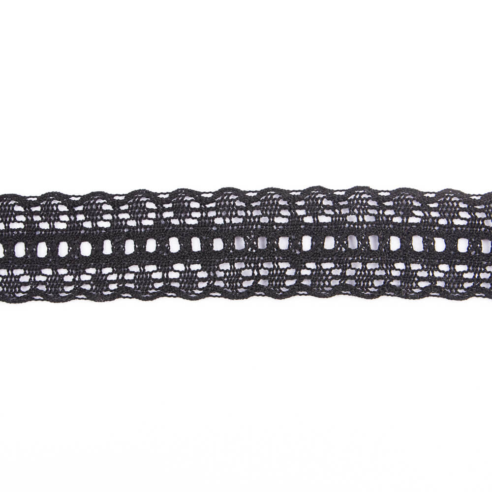 Fita De Renda 4255 Preto - Ribes y Casals