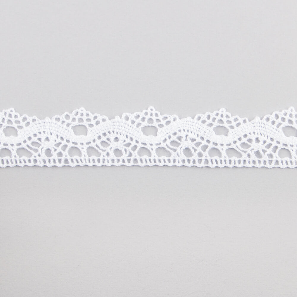 Fita de Renda 4442 Branco - Ribes y Casals