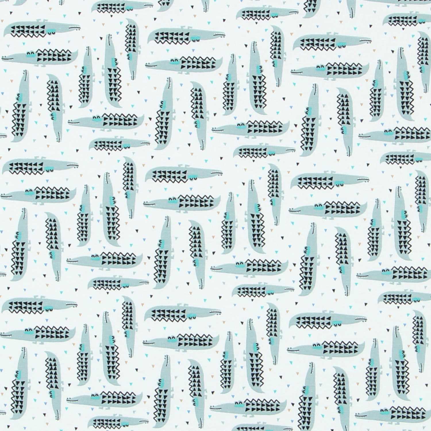 Malha de Algodão Crocodilos - Ribes y Casals