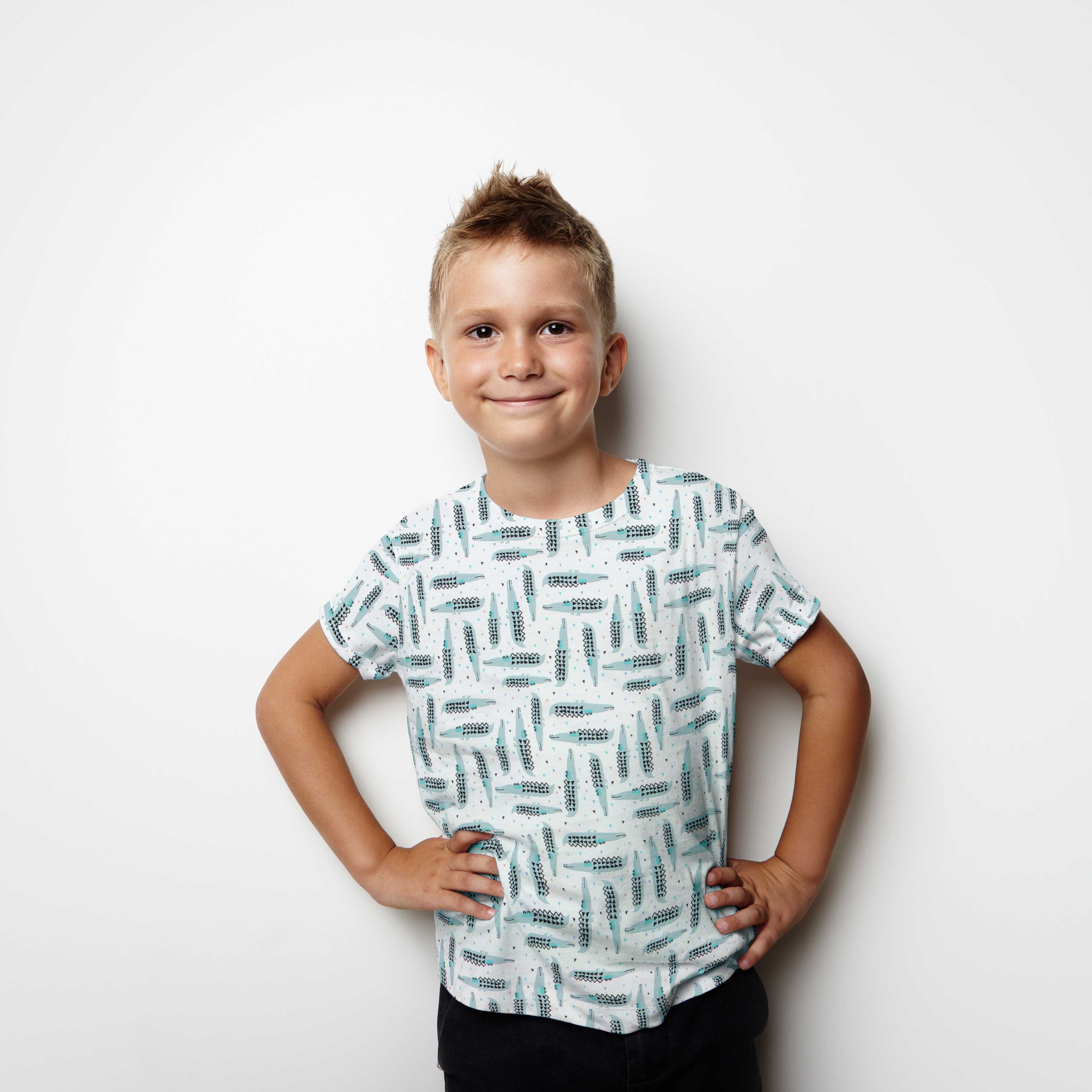 Malha de Algodão Crocodilos - Ribes y Casals