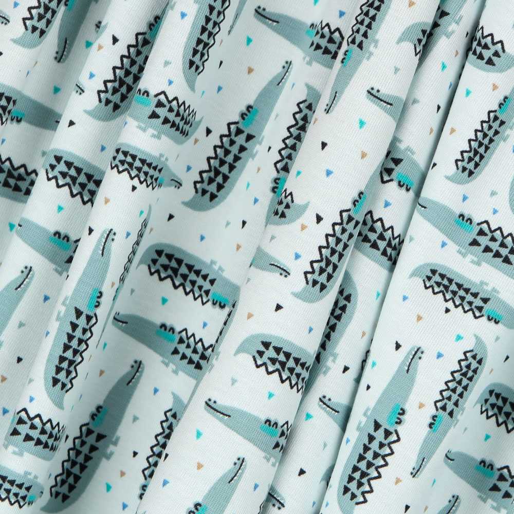 Malha de Algodão Crocodilos - Ribes y Casals