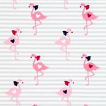 Punto Algodón Flamenco Listas Celeste - Ribes y Casals